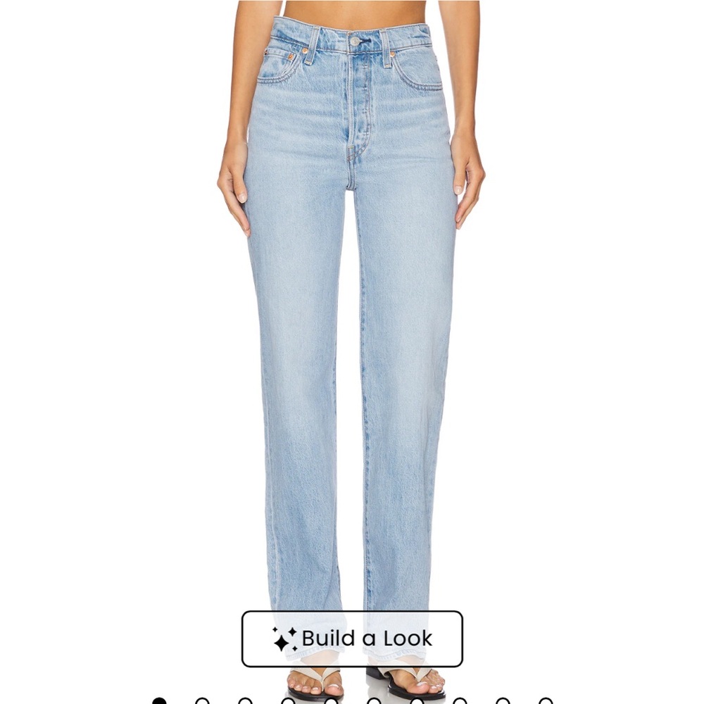 Levi High Waisted Straight Jean